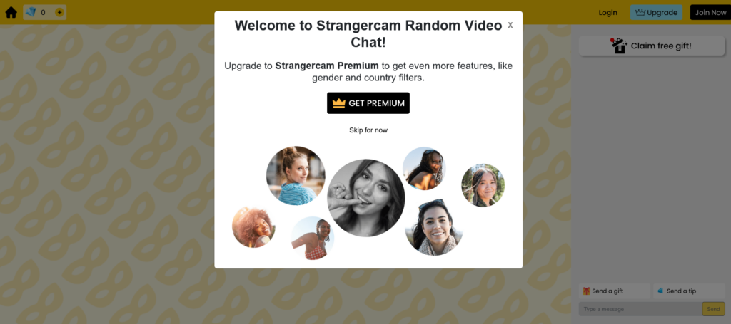 Strangercam video chat