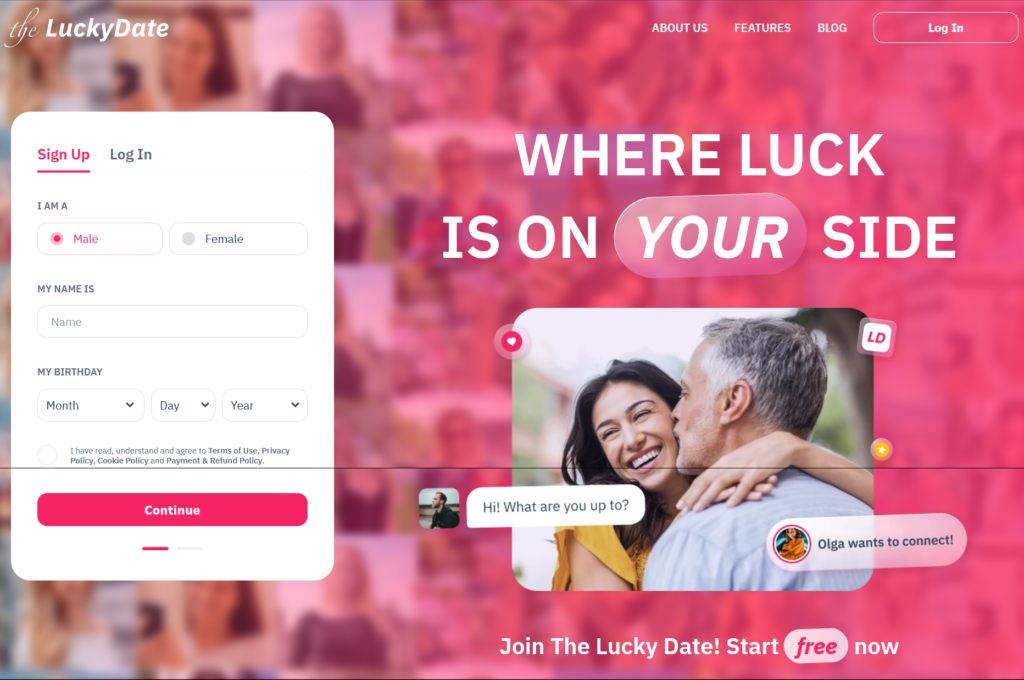 lucky date video chat app